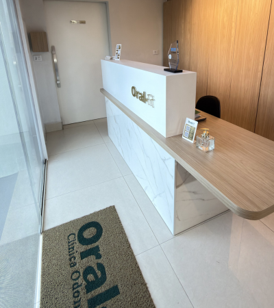 Espaço recepção 1 - Clínica Odontológica Oralfit